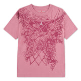 T-shirt Mj Net Bouquet 7-16ans-Jordan-Rose-S-JOR-45G291-P9I-CLÉMENT
