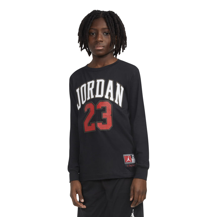 T-shirt Manches Longues Practice Flight 8-16ans-Jordan-JOR-95C591-KR5-CLÉMENT