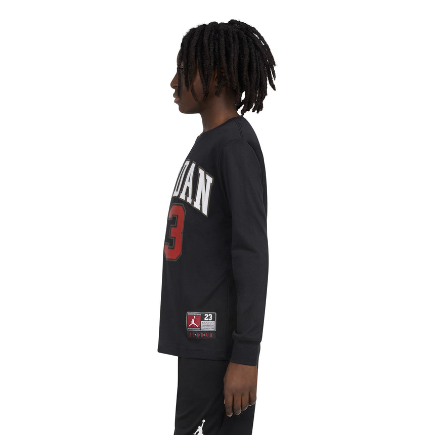 T-shirt Manches Longues Practice Flight 8-16ans-Jordan-JOR-95C591-KR5-CLÉMENT
