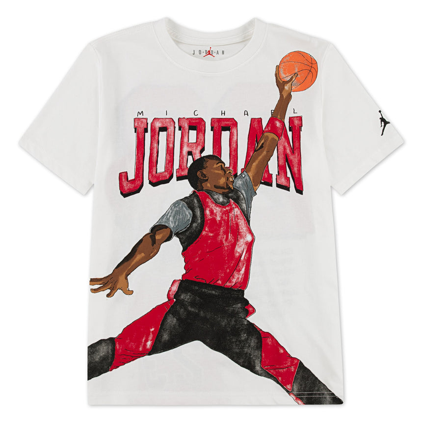 T-shirt Sketch 8-18ans-Jordan-Ivoire-S-JOR-95F381-782-CLÉMENT