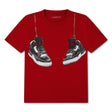 T-shirt Aj3 Shoe Strings 8-16ans-Jordan-Rouge-S-JOR-95F483-R78-CLÉMENT