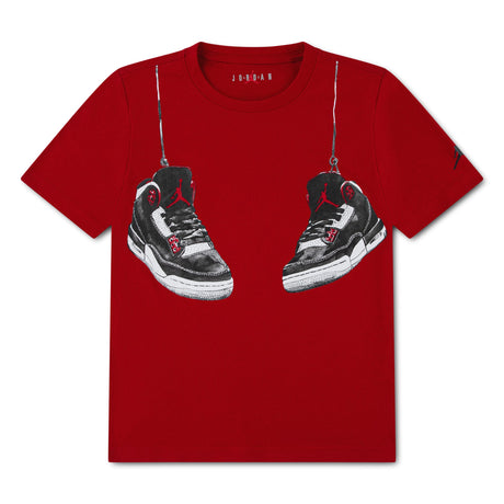 T-shirt Aj3 Shoe Strings 8-16ans-Jordan-Rouge-S-JOR-95F483-R78-CLÉMENT