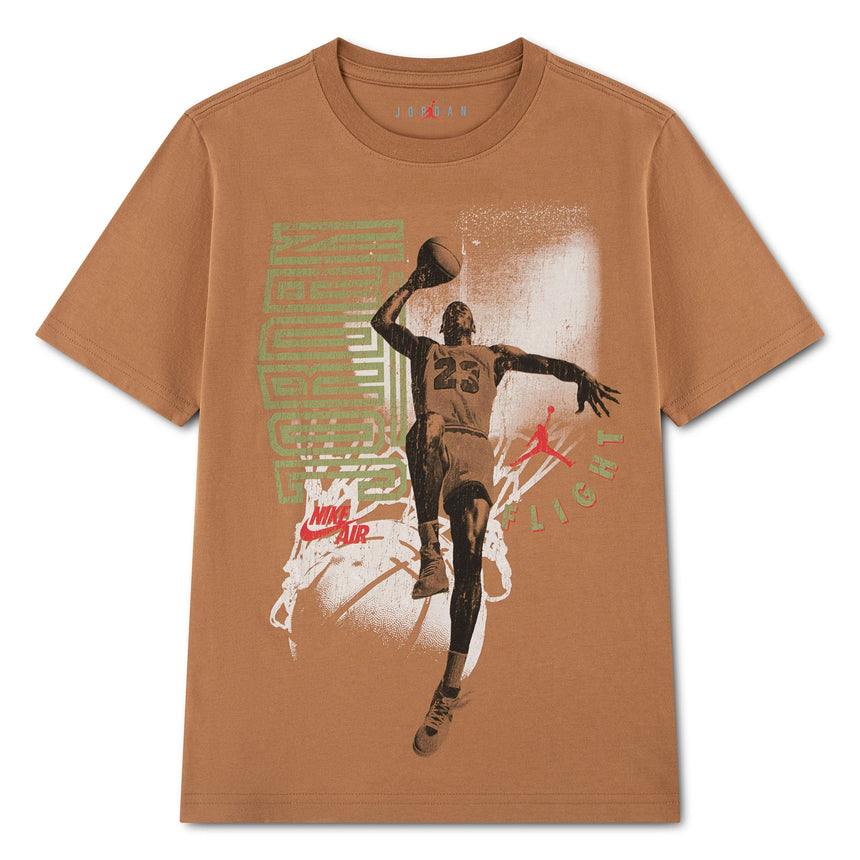 T-shirt Mj Retro Hangtime 8-16ans-Jordan-Taupe-S-JOR-95G200-XA0-CLÉMENT