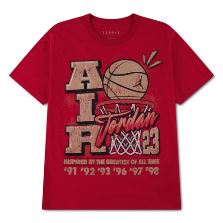 T-shirt Mj Retro Hoop 8-16ans-Jordan-Rouge-S-JOR-95G207-U10-CLÉMENT