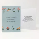 Carte De Souhait La Meilleure Maman-Jubanou-JUB-BM-GC-CLÉMENT