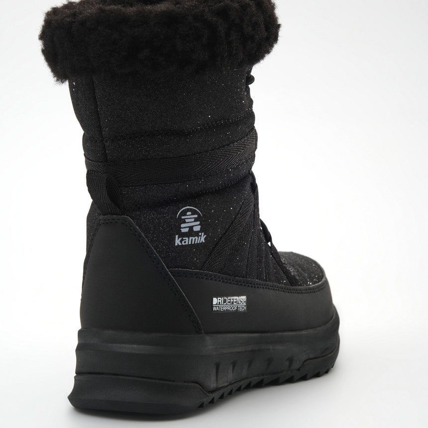 Botte Stormy F Paillettes Pointures 4-7j-Kamik-KAI-NF4132-BK2-CLÉMENT
