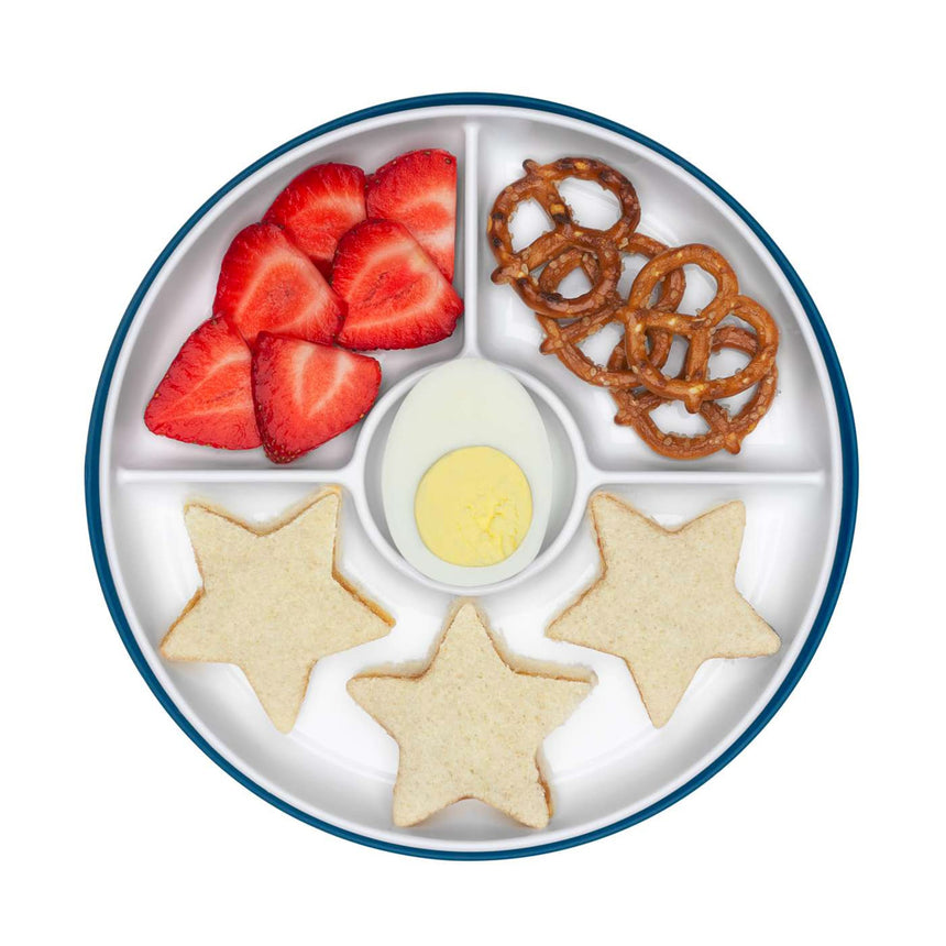 Assiette Compartiment Ventouse OXO Tot - Marine-Oxo Tot-KAO-61121100-CLÉMENT