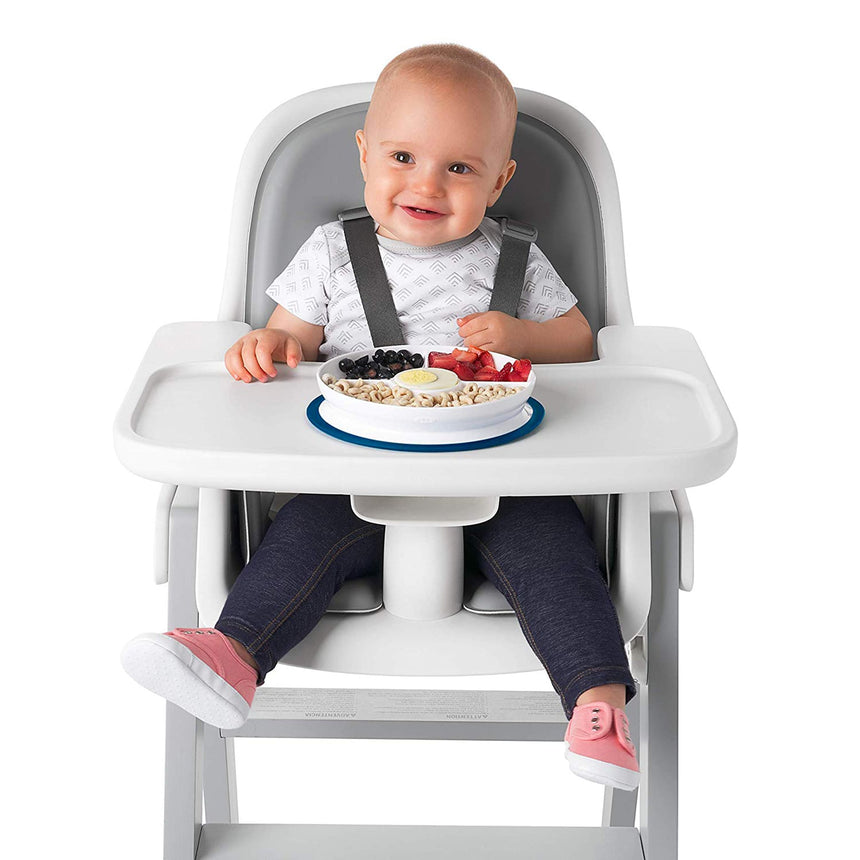 Assiette Compartiment Ventouse OXO Tot - Marine-Oxo Tot-KAO-61121100-CLÉMENT