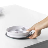 Assiette à Compartiments - Gris-Oxo Tot-KAO-61154100-CLÉMENT