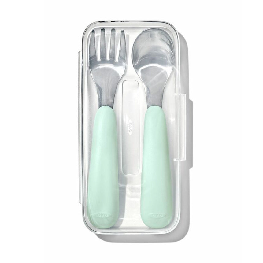 Ensemble Fourchette et Cuillère avec Étui Opale-Oxo Tot-KAO-61162300T-CLÉMENT
