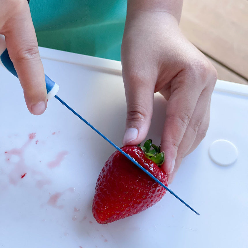 Couteau Sécuritaire pour Enfant - Bleu-Kiddikutter-KDD-KK-B-CLÉMENT