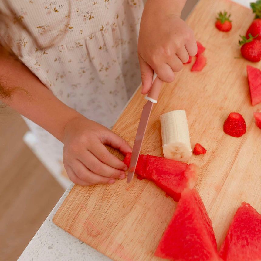Couteau Sécuritaire pour Enfant - Rose-Kiddikutter-KDD-KK-DP-CLÉMENT