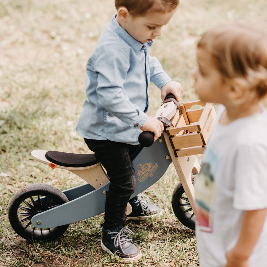 Vélo Tiny Tot Plus Slate Bleu-Kinderfeets-KDF-K03602-CLÉMENT