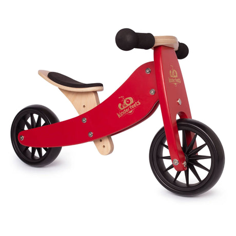 Vélo d'Équilibre 2 en 1 Tiny Tot - Rouge-Kinderfeets-KDF-KDF-03623-CLÉMENT