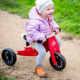 Vélo d'Équilibre 2 en 1 Tiny Tot - Rouge-Kinderfeets-KDF-KDF-03623-CLÉMENT