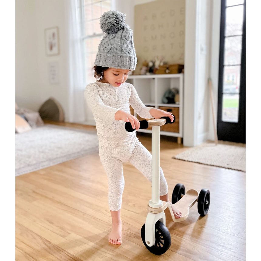 Trottinette Kinderscooter - Naturel / Blanc-Kinderfeets-KDF-KDF-03647-CLÉMENT