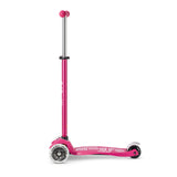 Trottinette LED Maxi MICRO Deluxe - Rose-Micro-KIB-MMD077-CLÉMENT