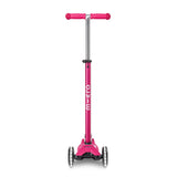 Trottinette LED Maxi MICRO Deluxe - Rose-Micro-KIB-MMD077-CLÉMENT