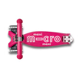 Trottinette LED Maxi MICRO Deluxe - Rose-Micro-KIB-MMD077-CLÉMENT