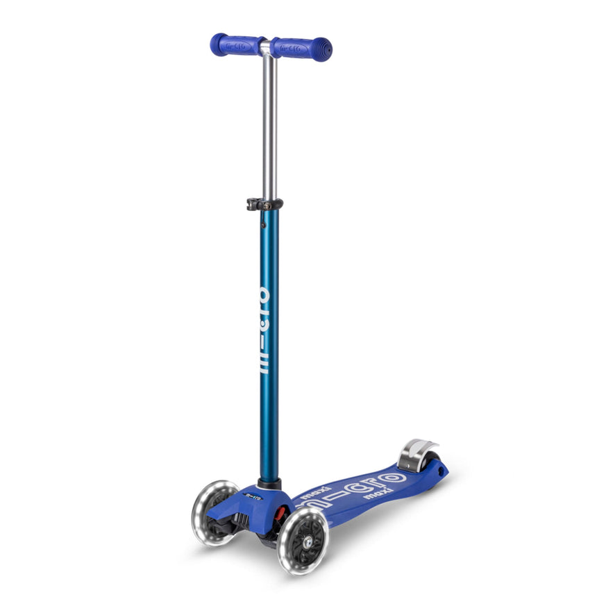 Trottinette LED Maxi MICRO Deluxe - Bleu / Blanc-Micro-KIB-MMD132-CLÉMENT
