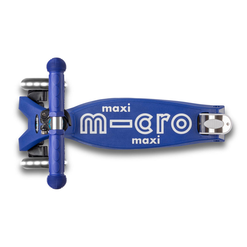 Trottinette LED Maxi MICRO Deluxe - Bleu / Blanc-Micro-KIB-MMD132-CLÉMENT
