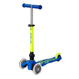 Trottinette Mini Pliable Del - Jaune Néon / Bleu-Micro-KIB-MMD240-CLÉMENT