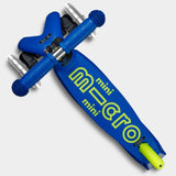 Trottinette Mini Pliable Del - Jaune Néon / Bleu-Micro-KIB-MMD240-CLÉMENT