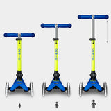 Trottinette Mini Pliable Del - Jaune Néon / Bleu-Micro-KIB-MMD240-CLÉMENT