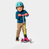 Trottinette Mini Pliable Del - Jaune Néon / Rose-Micro-KIB-MMD243-CLÉMENT
