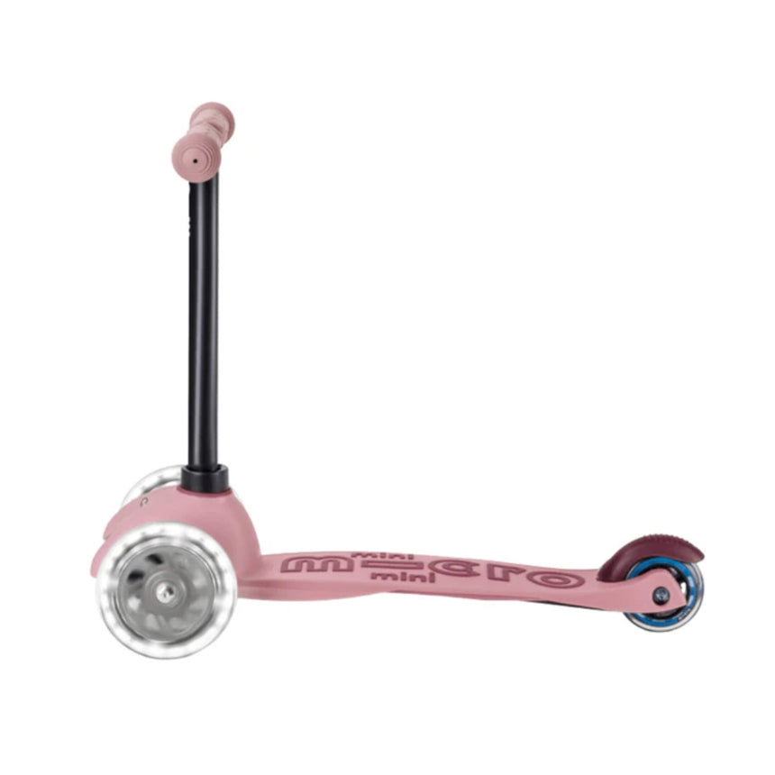 Trottinette Mini Rock&go LED - Dusty Rose-Micro-KIB-MMD386-CLÉMENT
