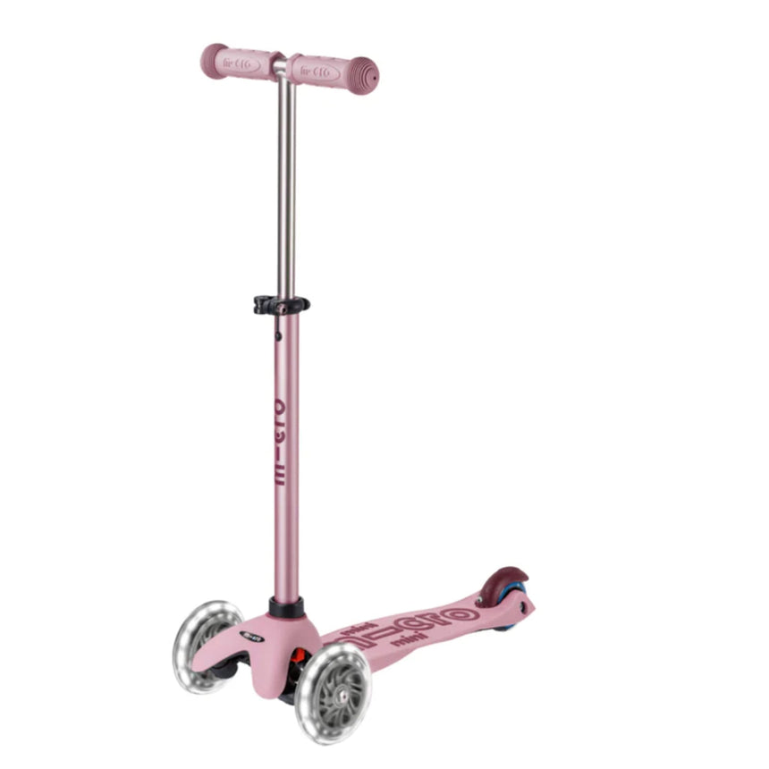 Trottinette Mini Rock&go LED - Dusty Rose-Micro-KIB-MMD386-CLÉMENT