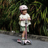 Trottinette Mini Rock&go LED - Dusty Rose-Micro-KIB-MMD386-CLÉMENT