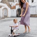 Trottinette Mini Rock&go LED - Dusty Rose-Micro-KIB-MMD386-CLÉMENT