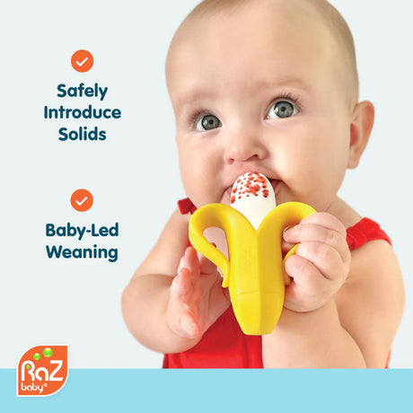 Tétine Alimentaire Banane-Raz Baby-KIC-RB433-CLÉMENT