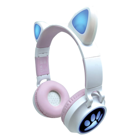 Casque Bluetooth Lumineux - Chat-Kid Jouets-KIJ-247HPBTKT-CLÉMENT