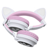 Casque Bluetooth Lumineux - Chat-Kid Jouets-KIJ-247HPBTKT-CLÉMENT