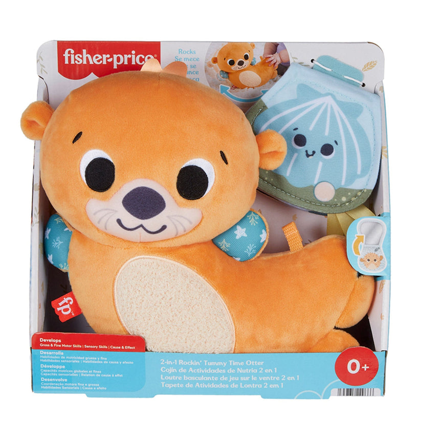 Fisher-Price - Loutre 2-en-1 à bascule pour le temps sur le ventre-Fisher-Price-KIJ-395HXG96-CLÉMENT