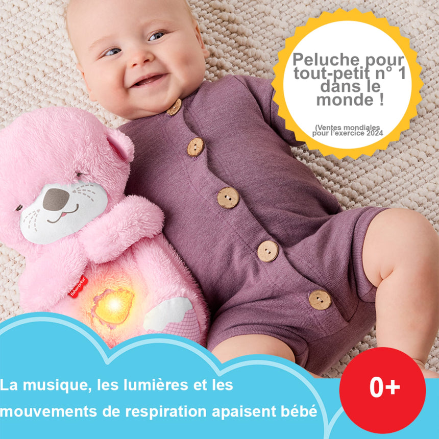 Loutre Apaisante - Rose-Fisher-Price-KIJ-395JLJ33-CLÉMENT