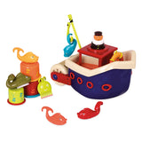 Jouet de bain Bateau de Pêcheur Fish & Splis-Kid Jouets-KIJ-570BX2204-CLÉMENT