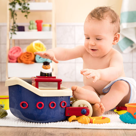 Jouet de bain Bateau de Pêcheur Fish & Splis-Kid Jouets-KIJ-570BX2204-CLÉMENT