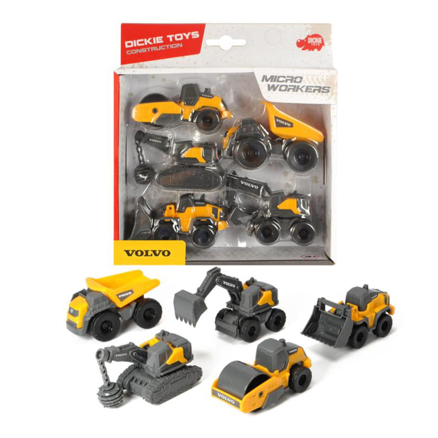 Volvo Micro Workers 5 Pièces-Kid Jouets-KIJ-965372-2008-CLÉMENT