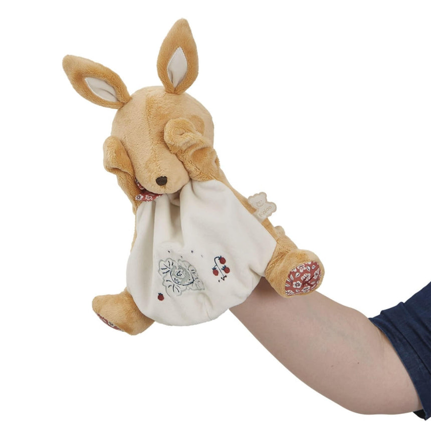 Doudou Marionnette Lapin-Kaloo-KLO-K210005-CLÉMENT