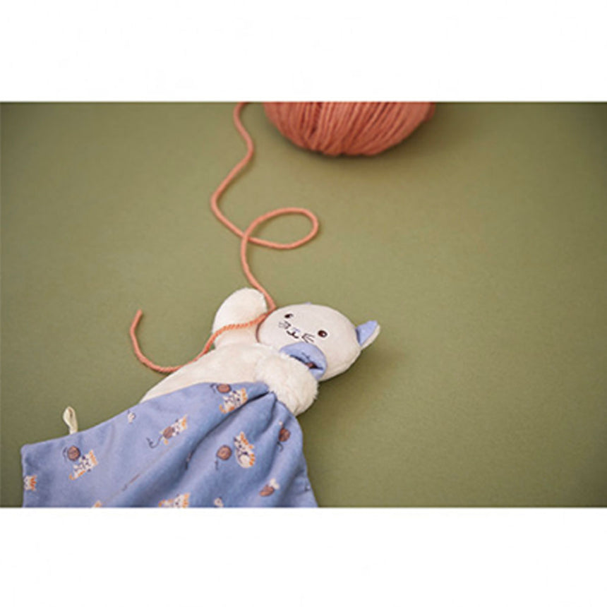 Doudou Chat Carré Douceur - Lila-Kaloo-KLO-K226004-CLÉMENT