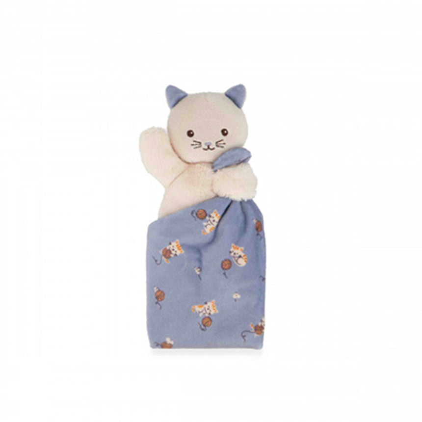 Doudou Chat Carré Douceur - Lila-Kaloo-KLO-K226004-CLÉMENT