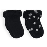 Bas en Ratine (2) Nouveau-né - Noir Étoile-Kushies-Noir-0-3 m-KOO-SK6550399-CLÉMENT