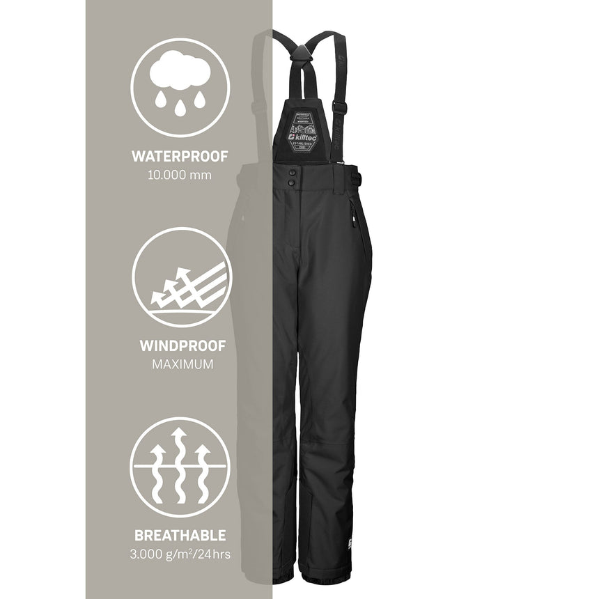 Pantalon KSW 213 Noir 10-16ans-Killtec-KTC-43650-00200-CLÉMENT