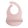 Bavoir en Silicone Silibib - Rose-Kushies-KUS-B308ROSE-CLÉMENT