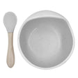Cuillère et Bol en Silicone Siliscoop - Blanc-Kushies-KUS-F119-DDGSP-CLÉMENT