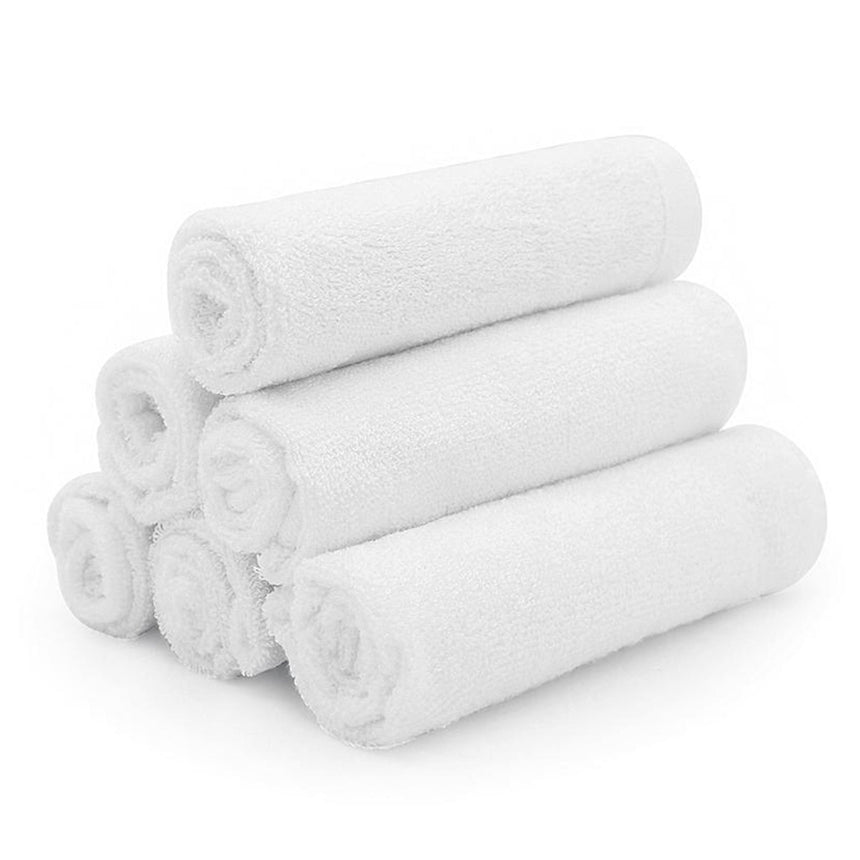 Débarbouillettes Bambou (6) - Blanc-Kushies-KUS-WC800-CLÉMENT
