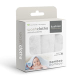 Débarbouillettes Bambou (6) - Blanc-Kushies-KUS-WC800-CLÉMENT